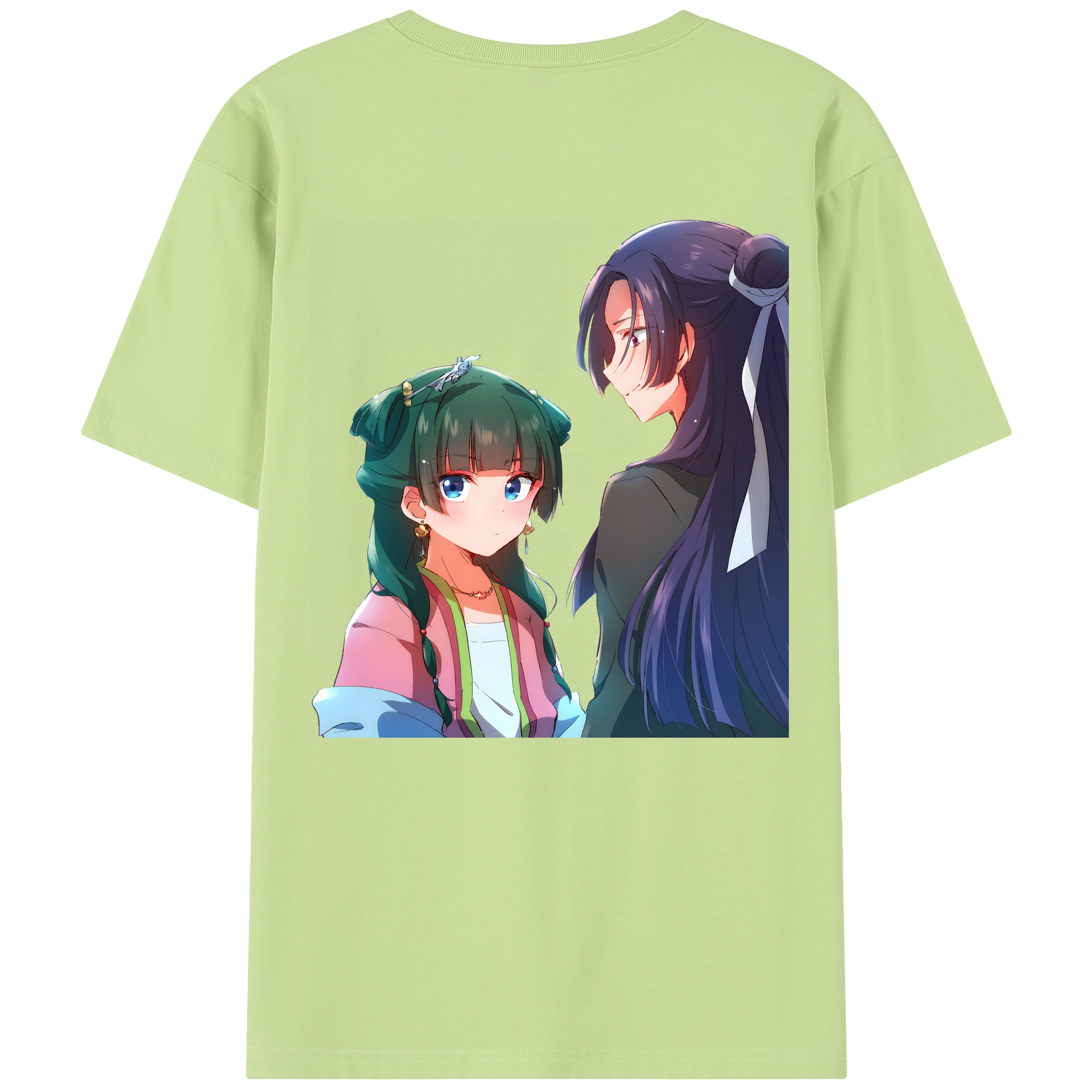 （画像用） 薬屋のひとりごと The Apothecary Diaries 綿100％半袖Tシャツ（背面プリント）
